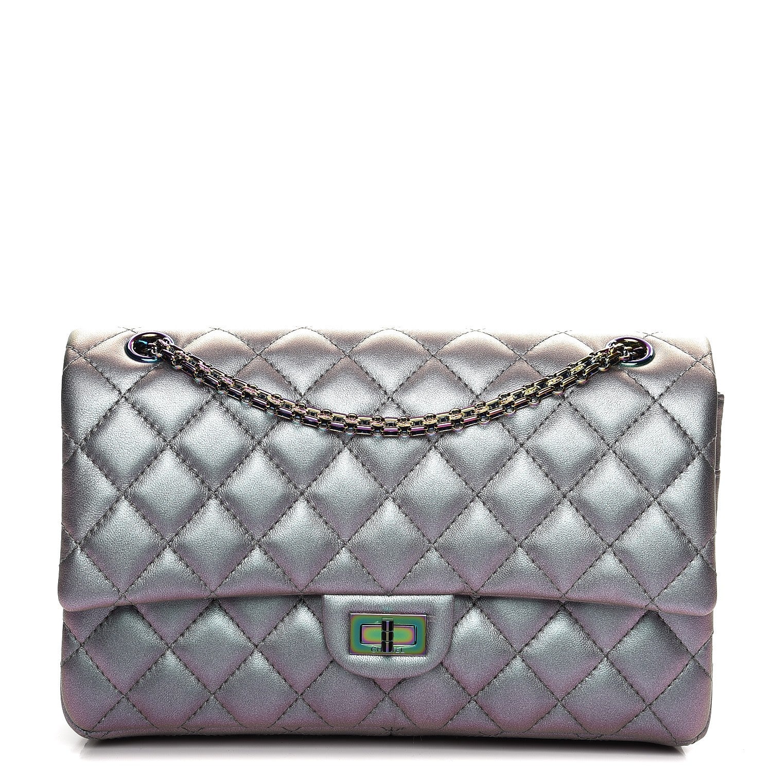 Chanel Iridescent Lambskin Quilted 2.55 Reissue 226 Flap Light Purple 1 of 10