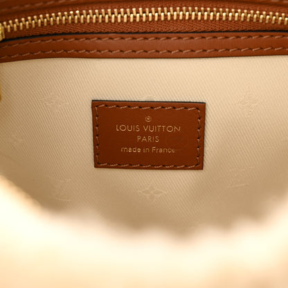 Louis Vuitton Monogram Shearling Speedy Bandouliere 25 Cream Brown 6 of 9