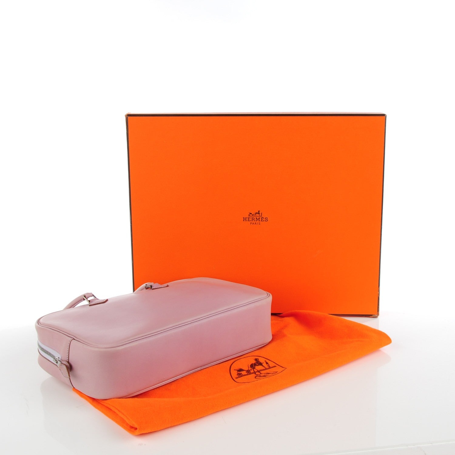 Hermes Swift Plume Elan 28 Rose Dragee 5 of 10