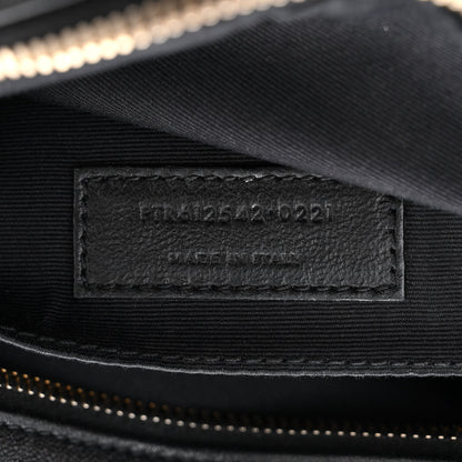 Saint Laurent Raffia Canvas Monogram Lou Camera Bag Black 7 of 11