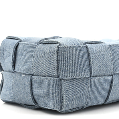 Bottega Veneta Denim Maxi Intrecciato Brick Cassette Bag Indigo Washed 10 of 10