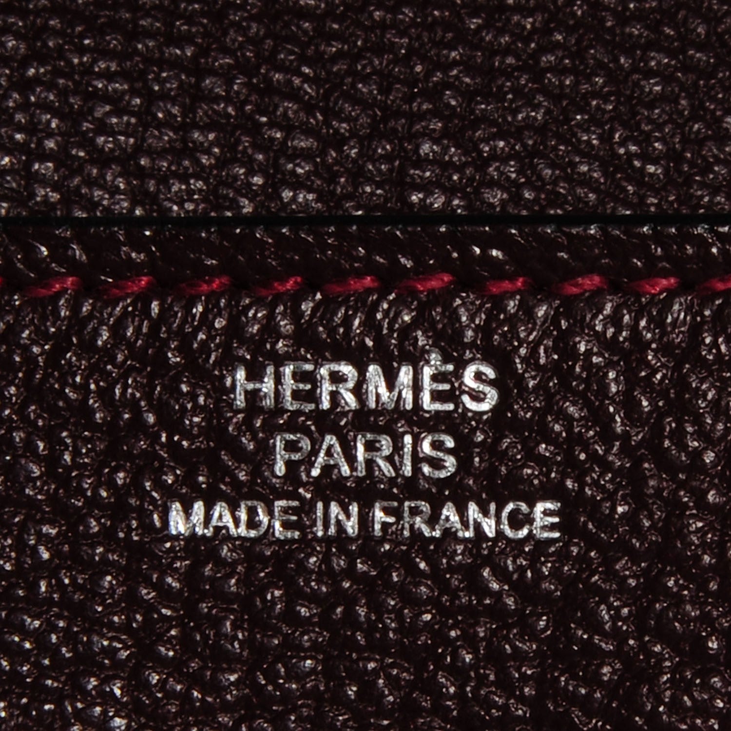 Hermes Chèvre Mysore Kelly Longue Wallet Prune 9 of 15