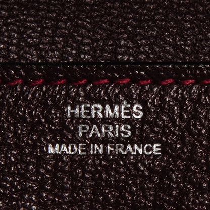Hermes Chèvre Mysore Kelly Longue Wallet Prune 9 of 15