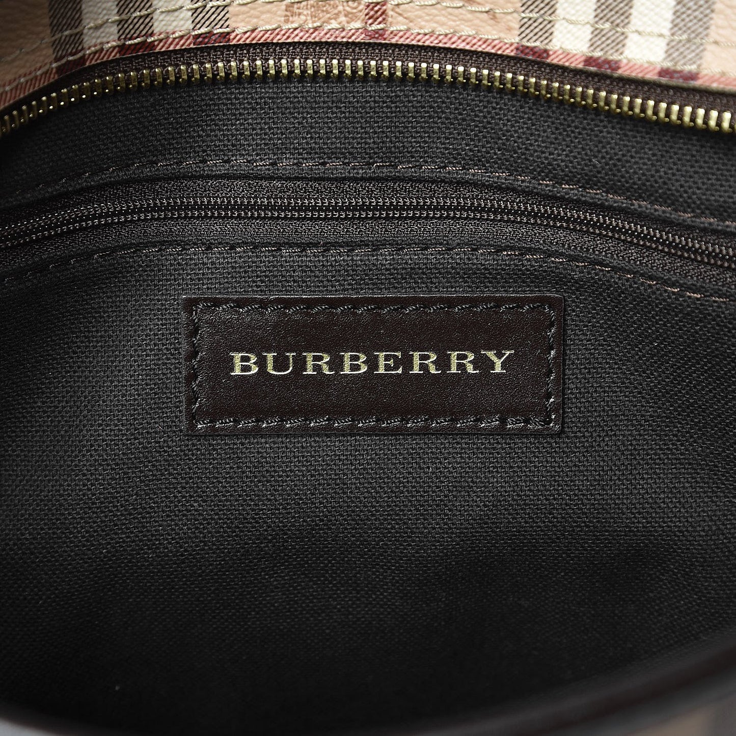 Haymarket Check Medium Regent Tote Chocolate