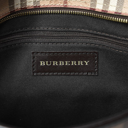 Burberry Haymarket Check Medium Regent Tote Chocolate 6 of 9