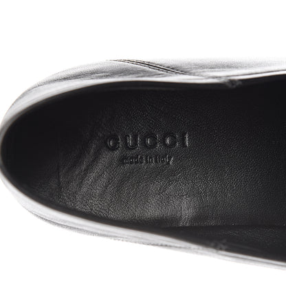 Gucci Lambskin Womens Brixton Horsebit Loafers 41.5 Black 7 of 9