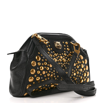 Gucci Calfskin Studded Small Re(Belle) Crossbody Bag Black 3 of 10