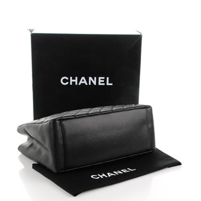 Chanel Caviar Quilted Grand Shopping Tote GST Black 4 of 7
