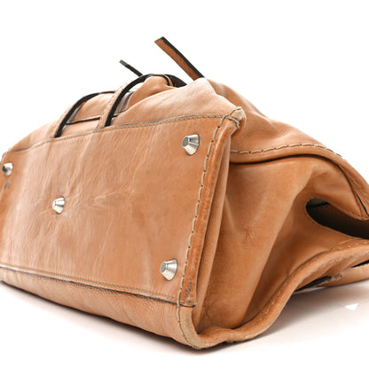 Chloe Calfskin Edith Satchel Beige 10 of 10