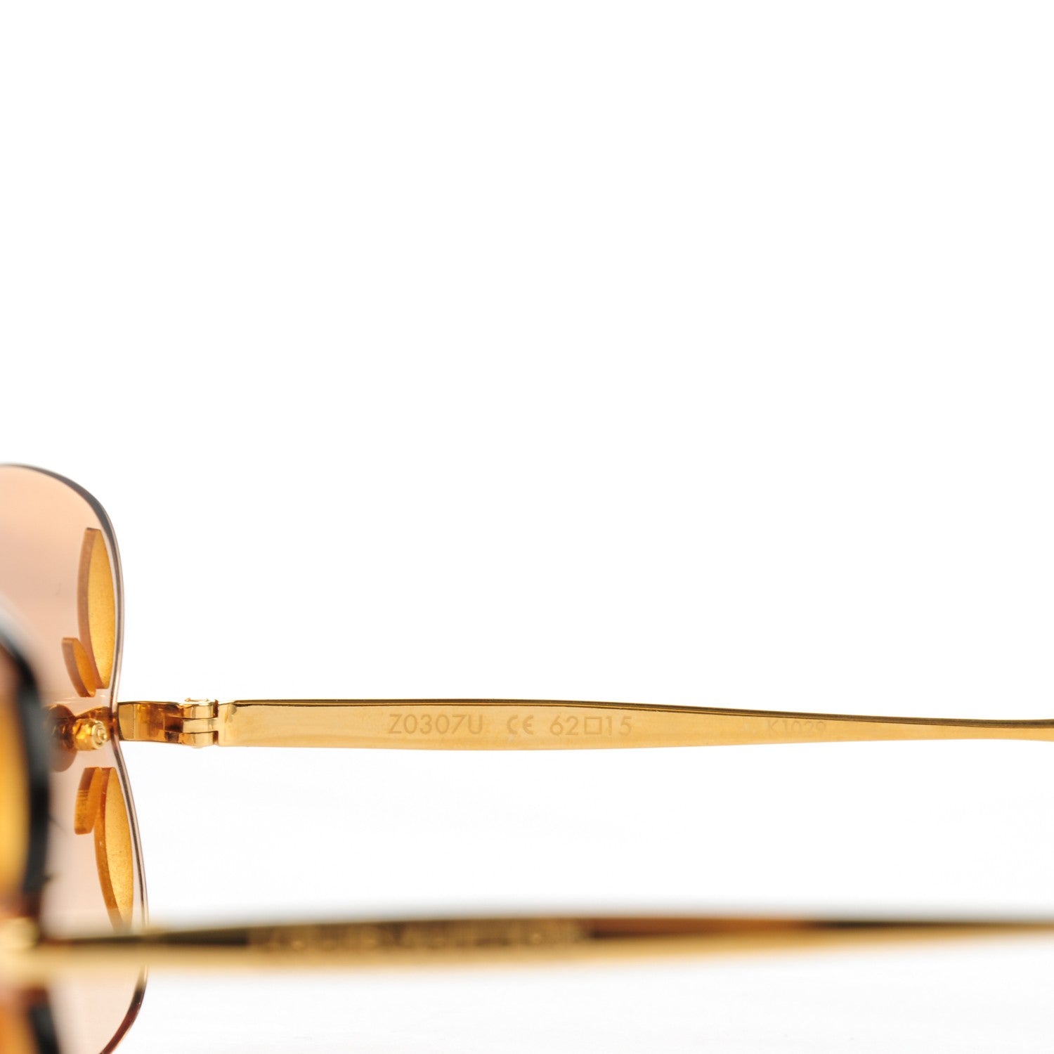 Louis Vuitton Lily Sunglasses Z0307U Gold 3 of 4