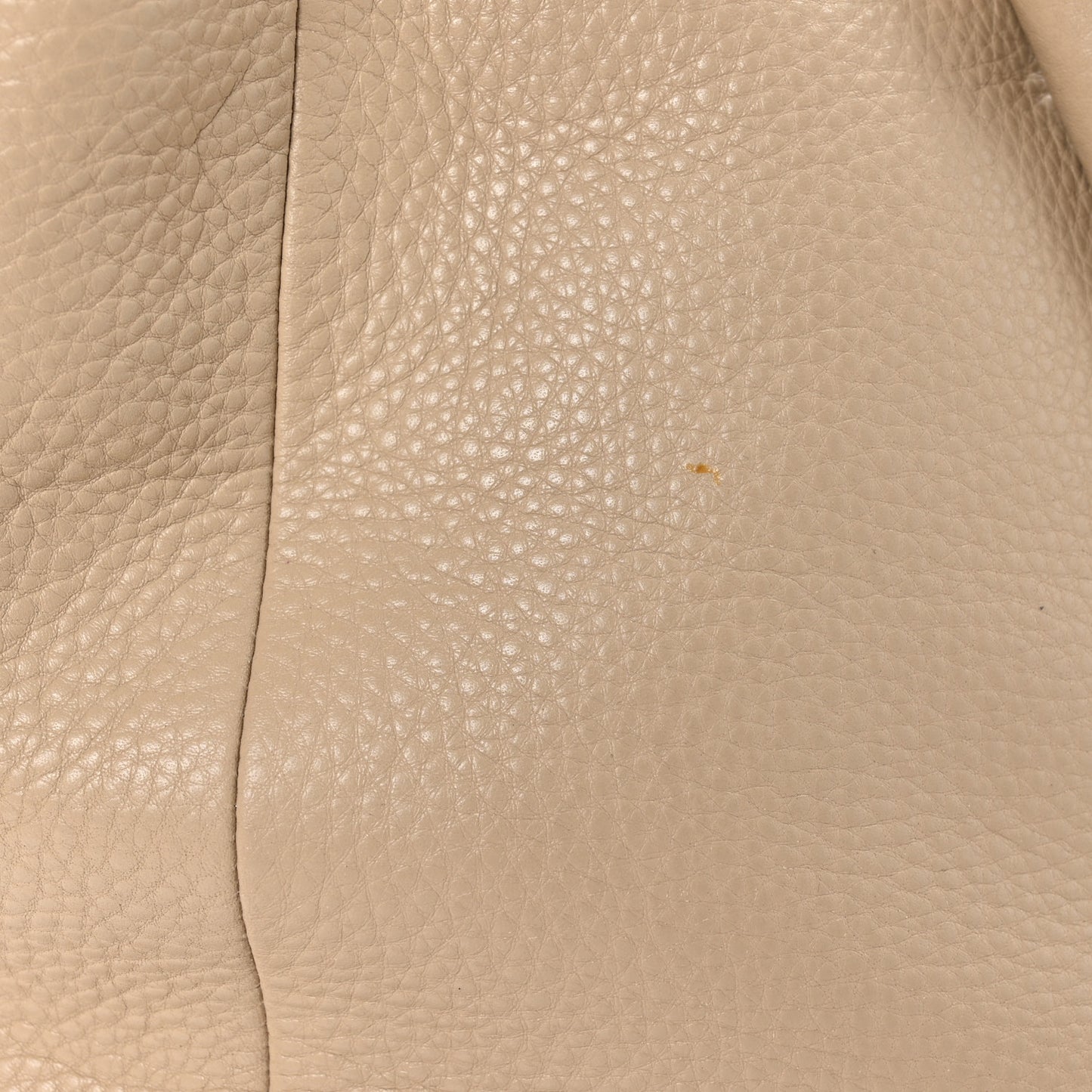 Vitello Daino Side Zip Tote Sabbia