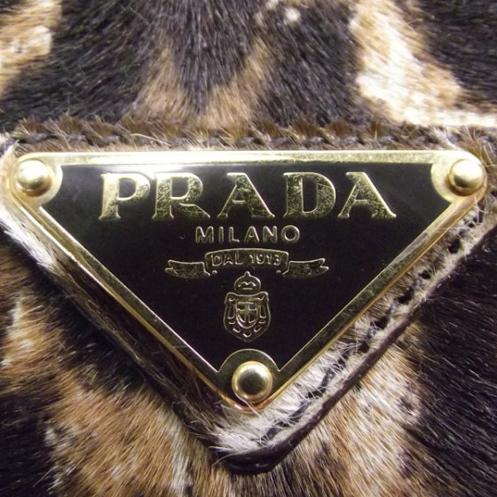 Prada Calf Hair Leopard Print Rollaway 15 of 15