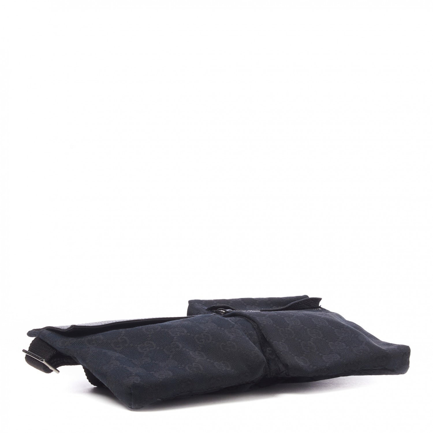 Gucci GG Monogram Double Pocket Belt Bag Black 4 of 11