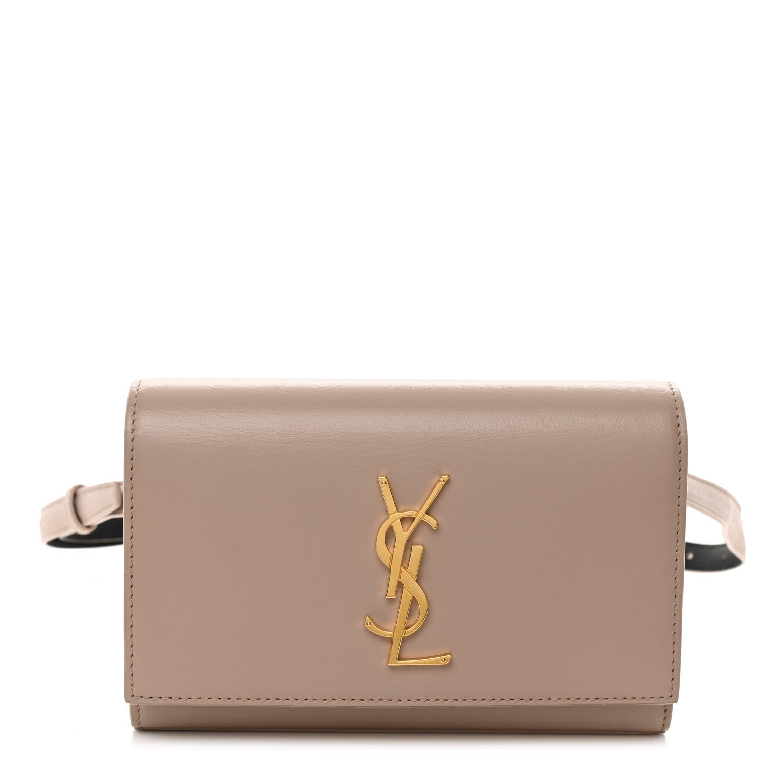 Saint Laurent Smooth Calfskin Monogram Kate Belt Bag Beige 1 of 9