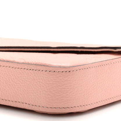 Louis Vuitton Empreinte Pochette Felicie Chain Wallet Rose Poudre 12 of 12