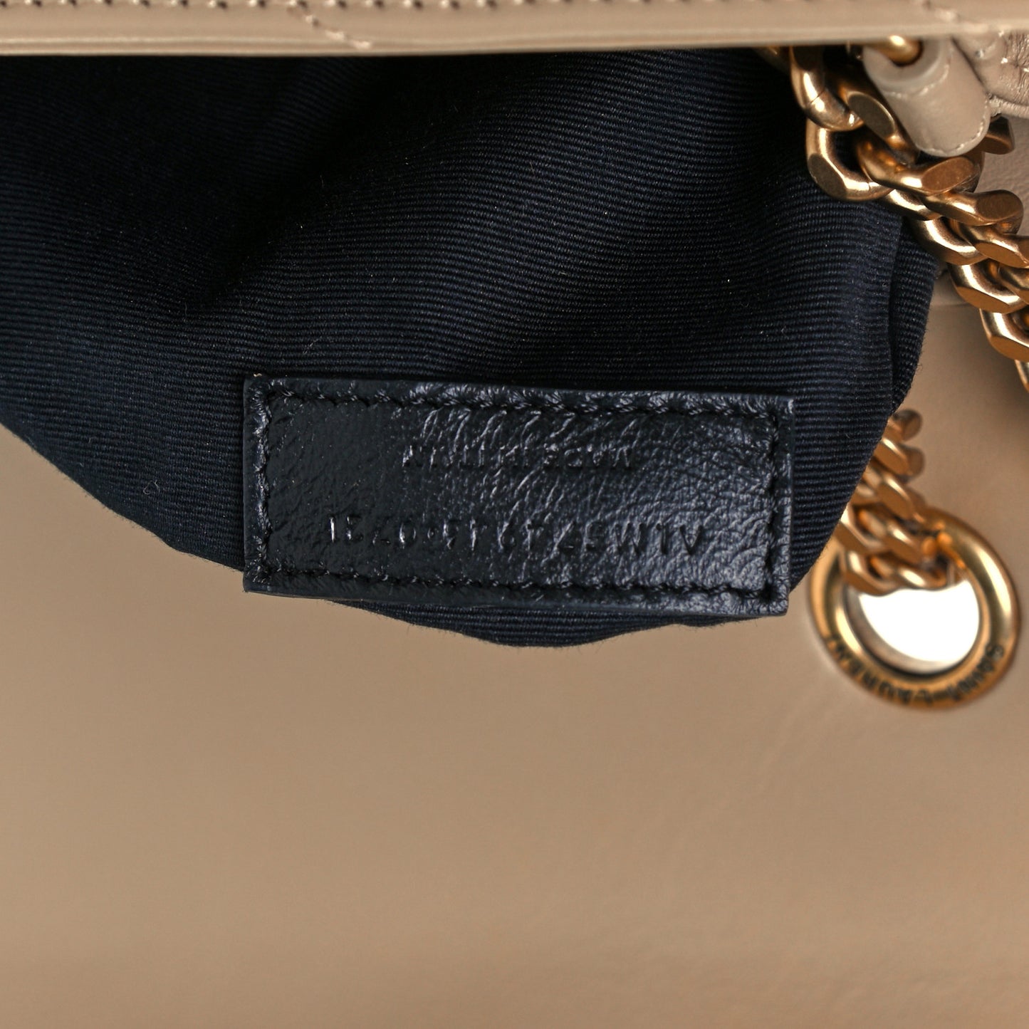 Calfskin Y Quilted Monogram Medium Loulou Chain Satchel Light Natural