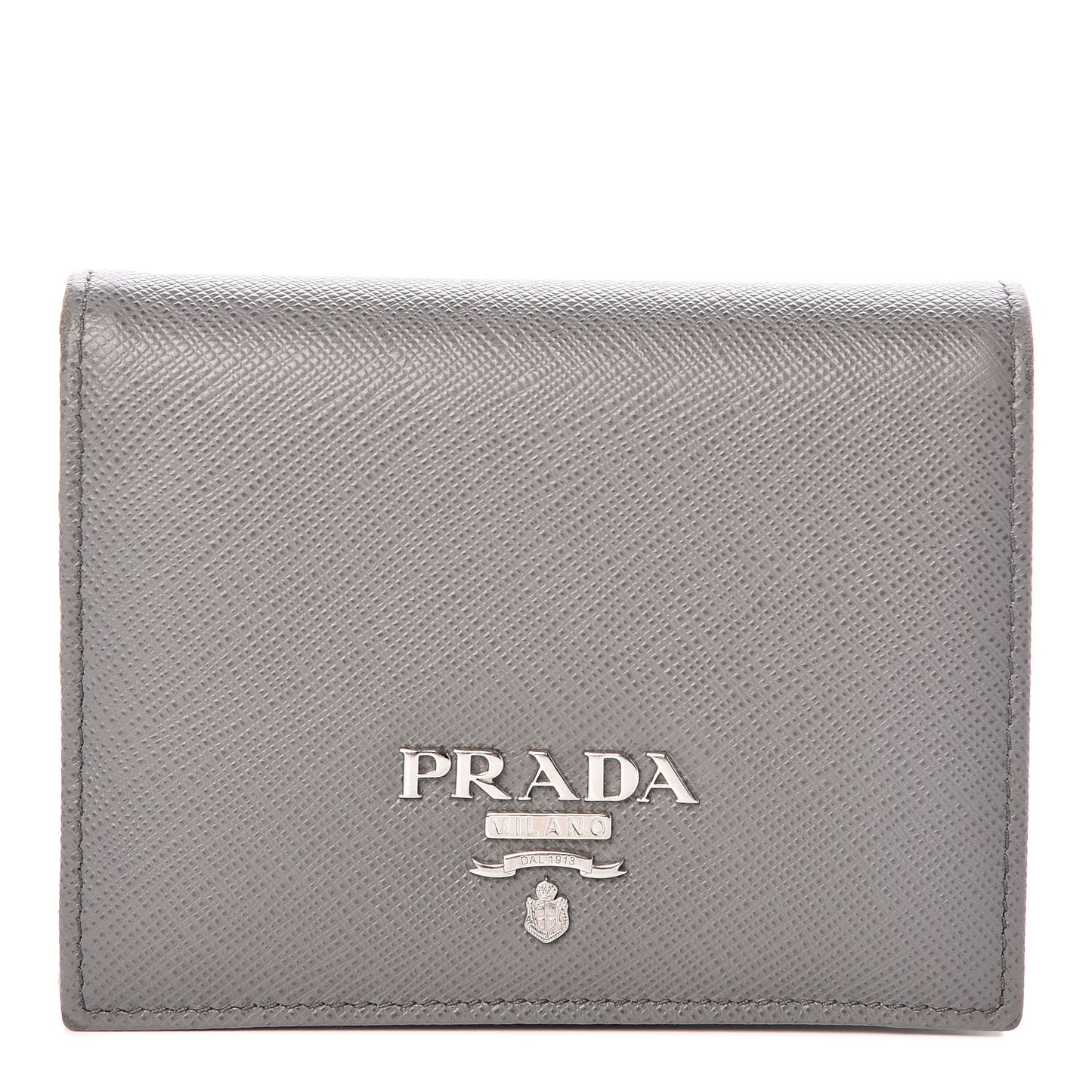 Saffiano Multicolor Compact Wallet Marmo Pesca