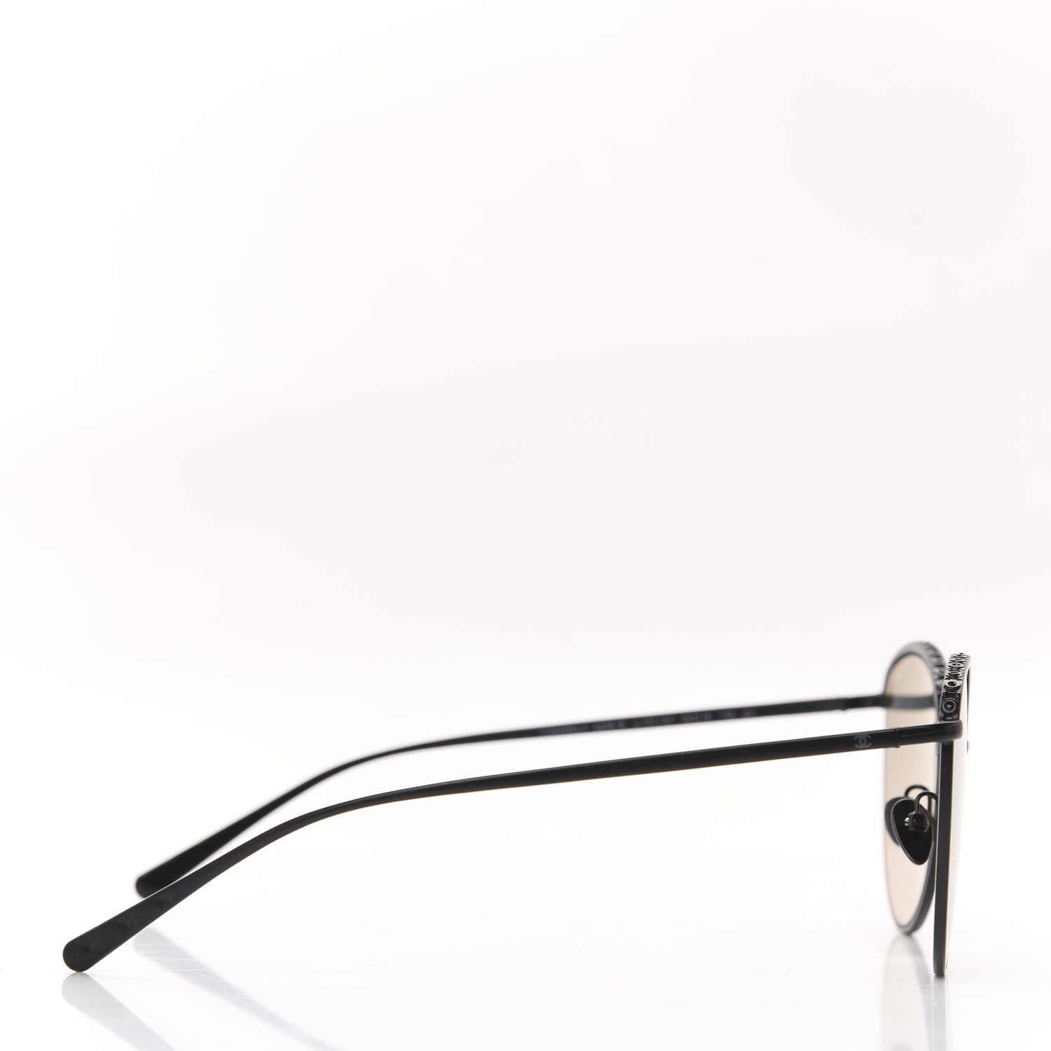 Chanel Metal Crystal Sunglasses 4258-B Black 3 of 8
