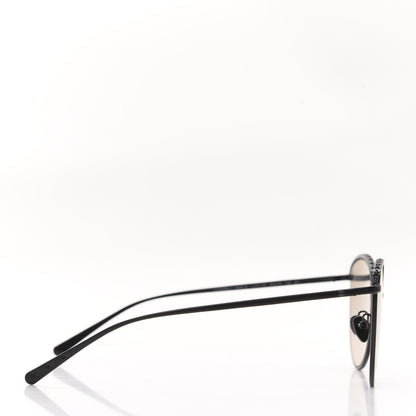 Chanel Metal Crystal Sunglasses 4258-B Black 3 of 8