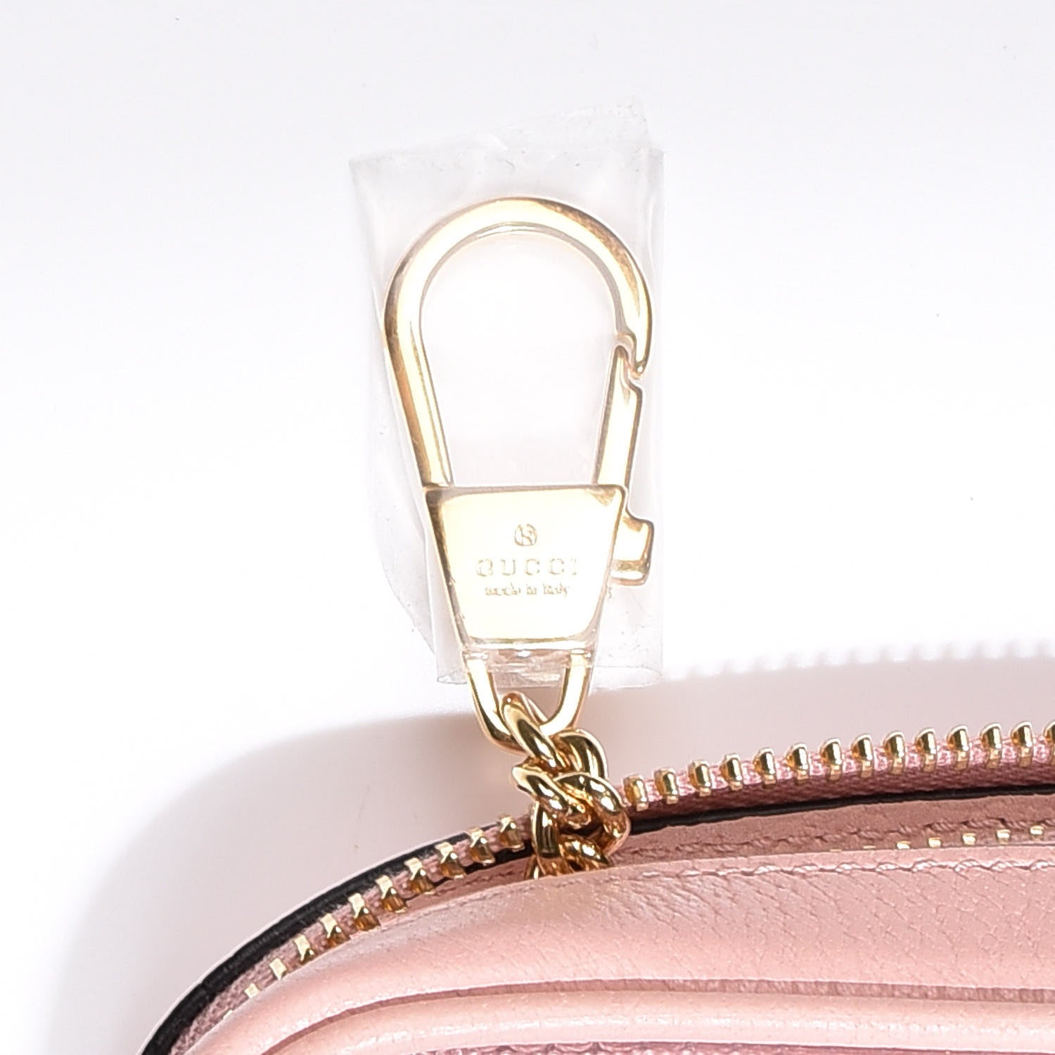 Gucci Vinyl Web Mini Ophidia Transparent Shoulder Bag Perfect Pink 8 of 10