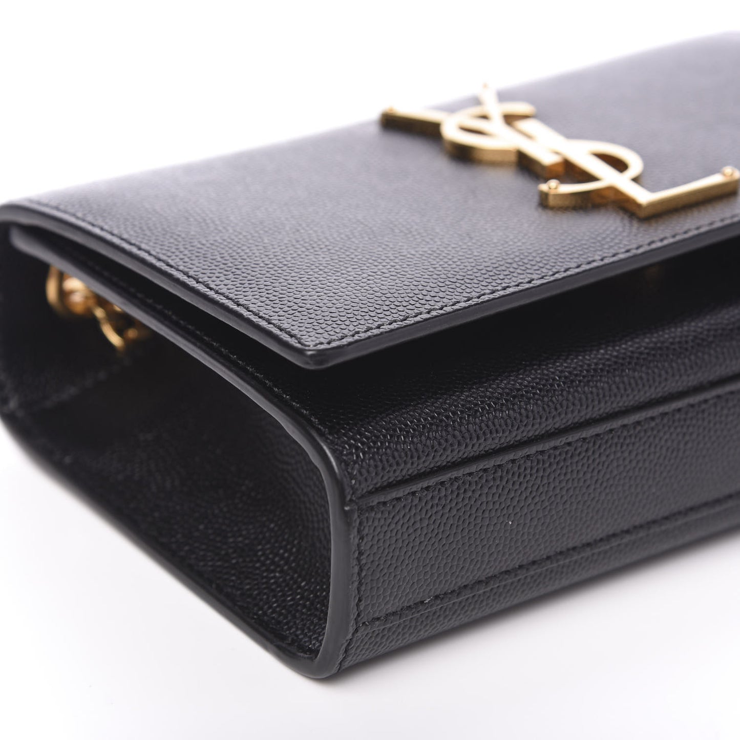 Grain De Poudre Small Monogram Kate Satchel Black
