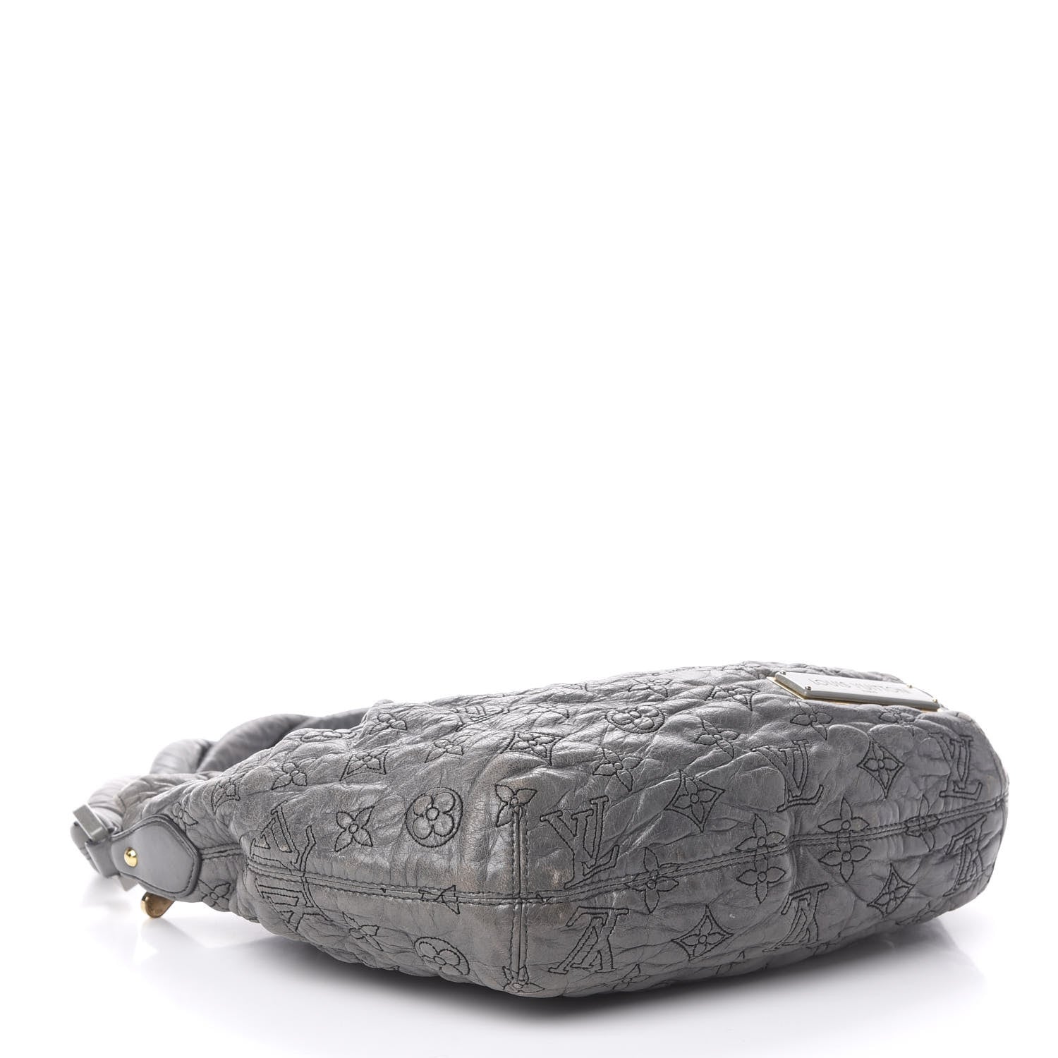 Louis Vuitton Lambskin Olympe Nimbus PM Anthracite 4 of 17