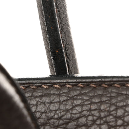 Hermes Taurillon Clemence Birkin 30 Chocolate 18 of 20
