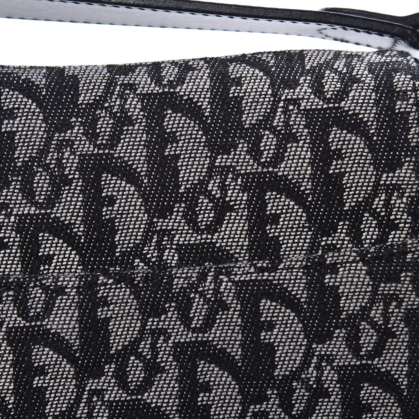 Monogram Saddle Bag Black