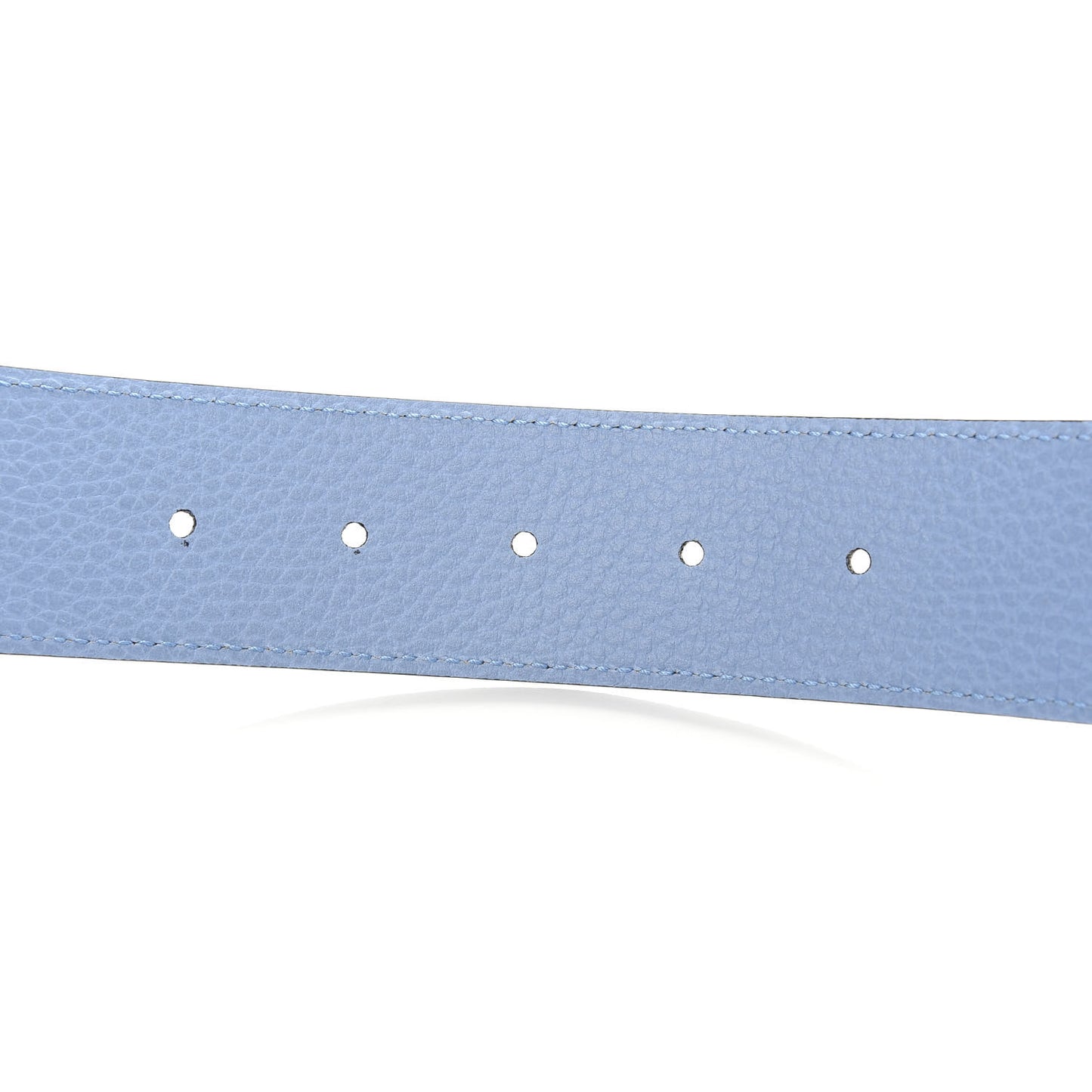 Dollar Calfskin 1973 Reversible Belt 80 32 Black Mineral Blue