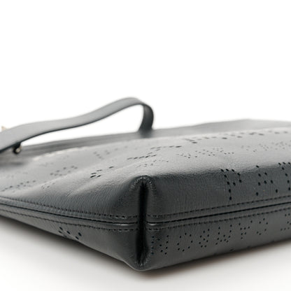 Chanel Calfskin Eyelets Clutch Black 8 of 9