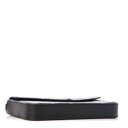 Louis Vuitton Empreinte Pochette Felicie Chain Wallet Black 5 of 12