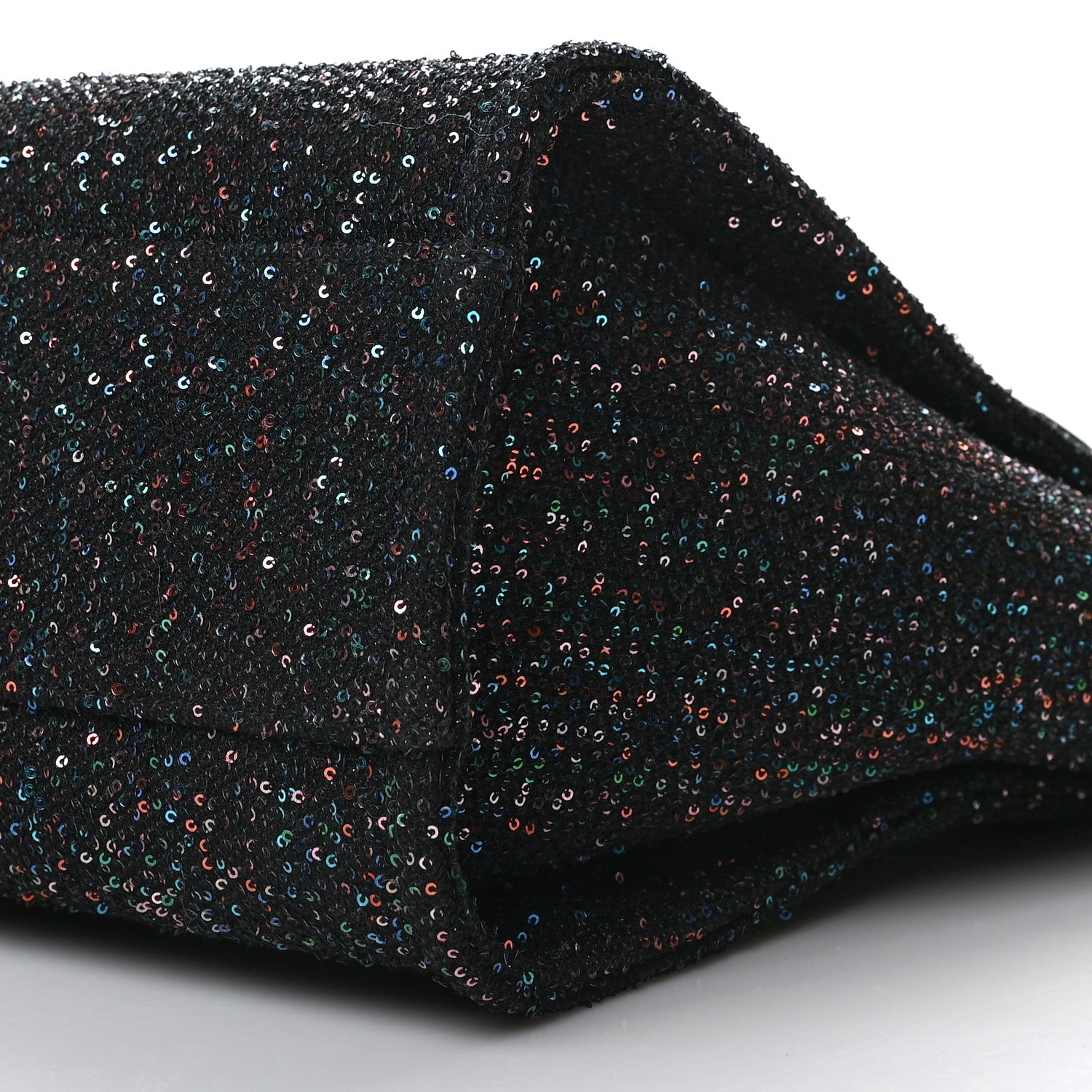 Chanel Calfskin Sequin Small Deauville Tote Black 10 of 10
