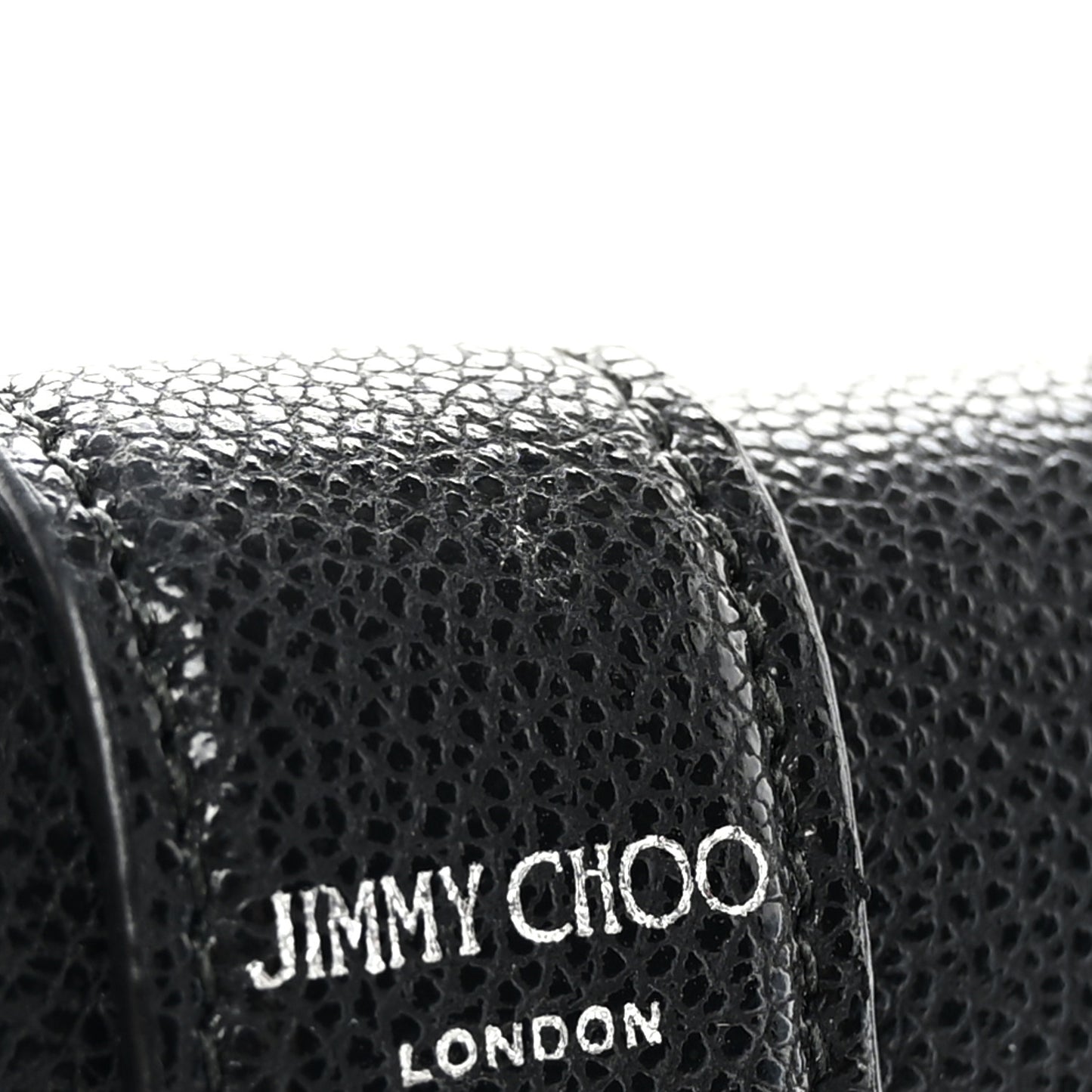 Calfskin Crystal Cheri Compact Wallet Black
