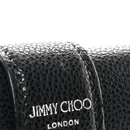 Jimmy Choo Calfskin Crystal Cheri Compact Wallet Black 15 of 17