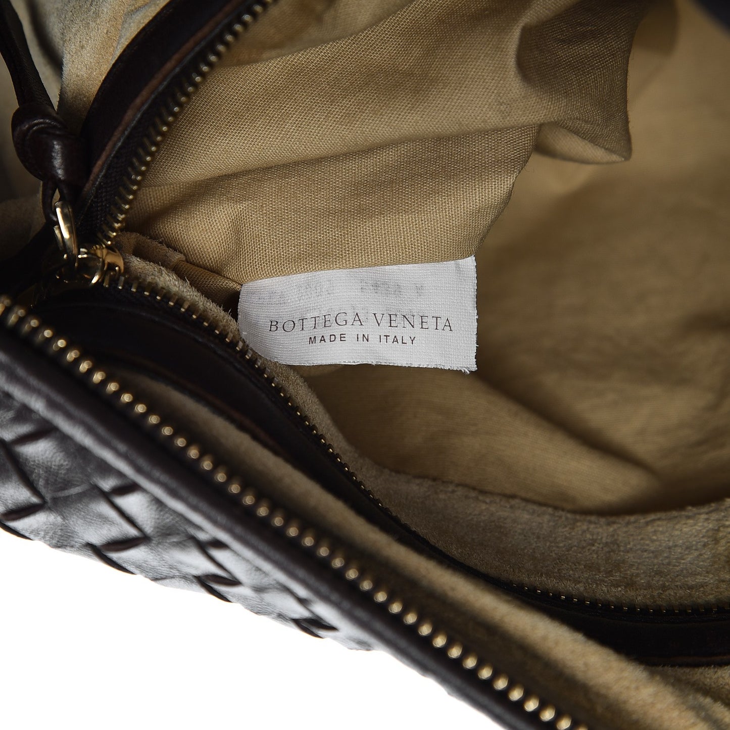 Nappa Intrecciato Large Veneta Hobo Ebano