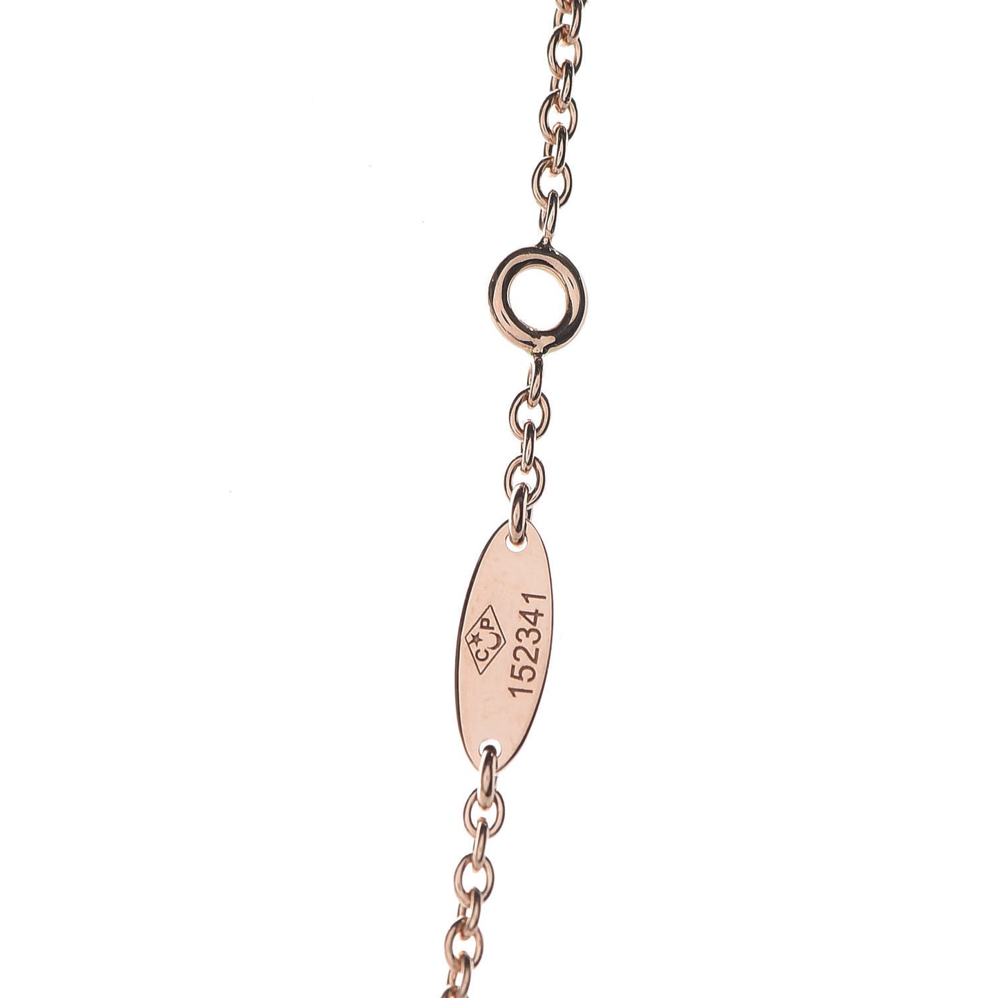 18K Rose Gold Diamond Black Onyx Rose Des Vents Necklace