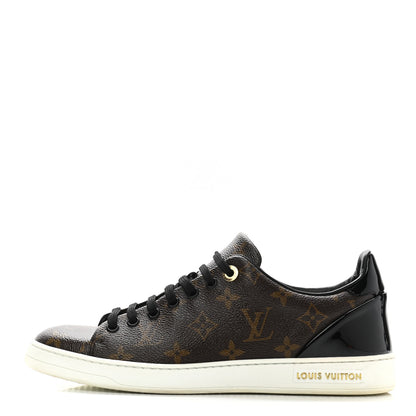 Louis Vuitton Patent Monogram Frontrow Sneakers 40 1 of 12
