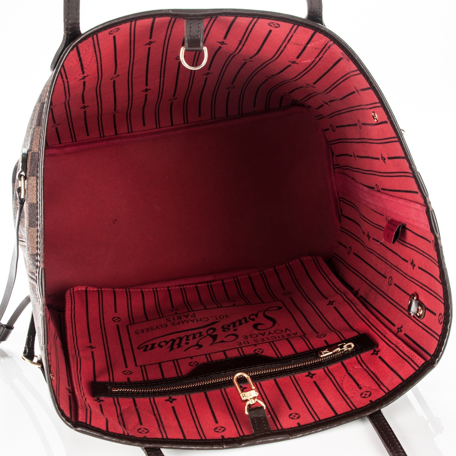 Louis Vuitton Damier Ebene Neverfull MM 5 of 10