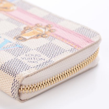 Louis Vuitton Damier Azur Summer Trunks Clemence Wallet 9 of 13