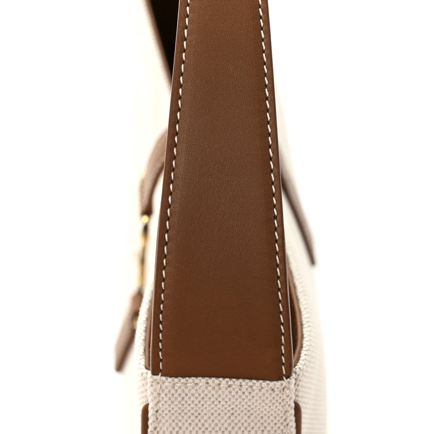 Smooth Calfskin Canvas Le 5 A 7 Hobo New Senna Masoil White