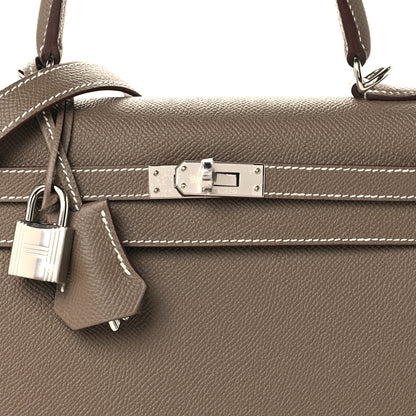 Hermes Epsom Kelly Sellier 25 Etoupe 8 of 11