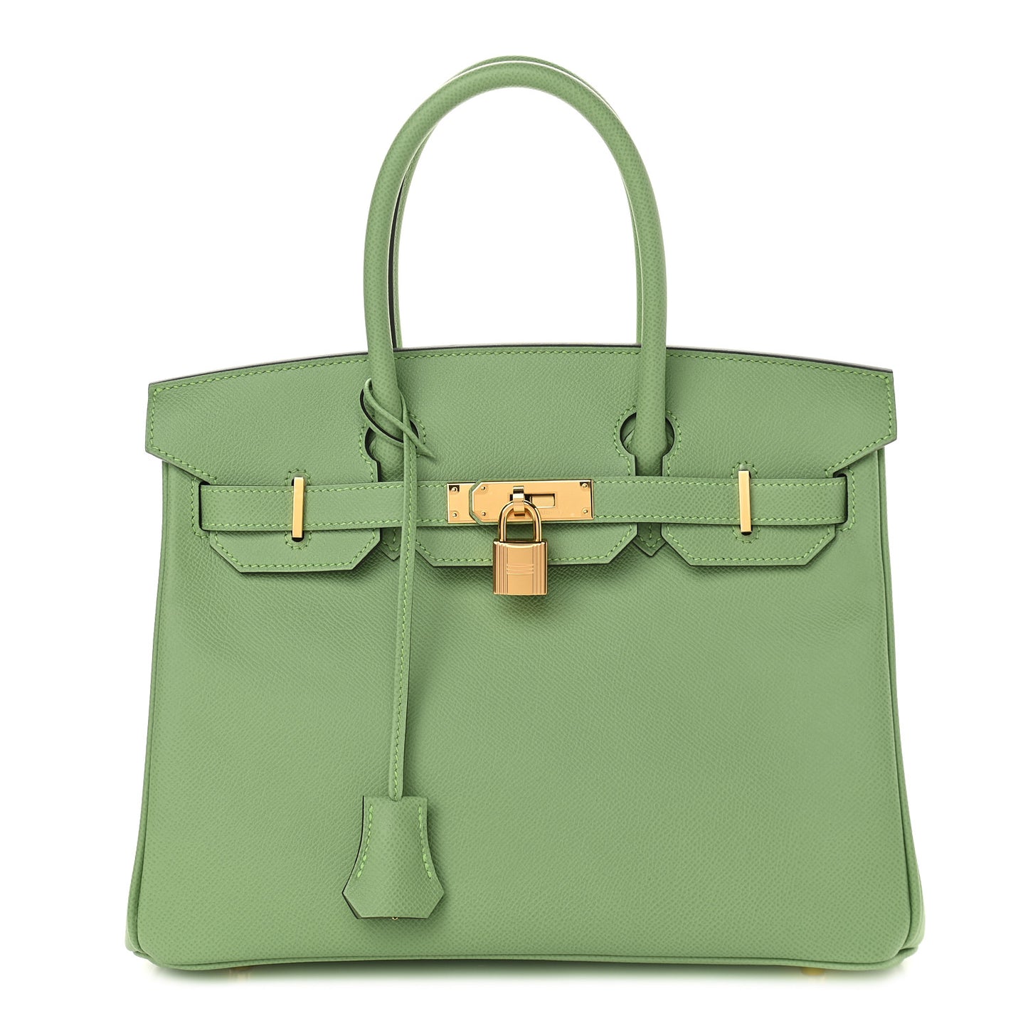 Epsom Birkin 30 Vert Criquet