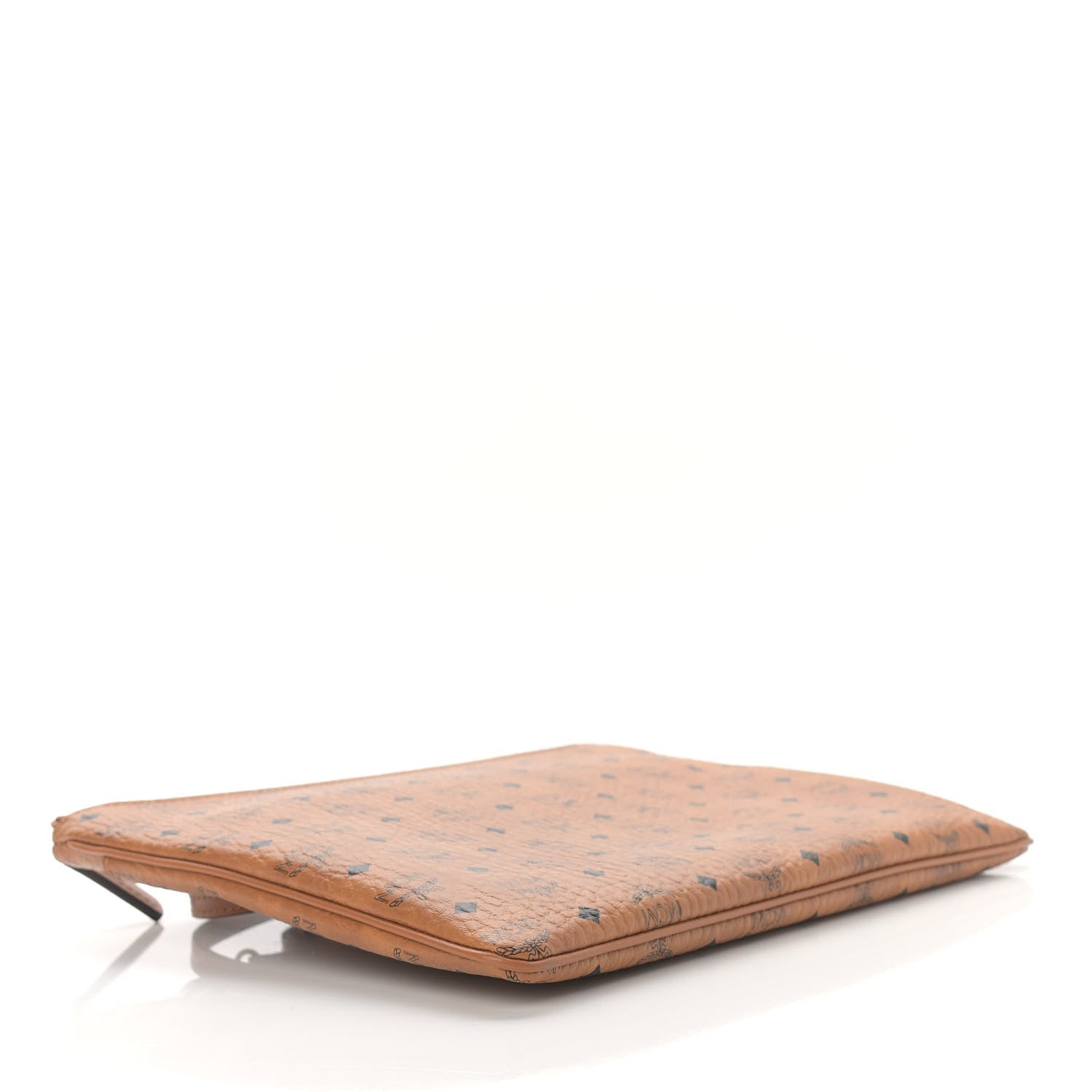 MCM Visetos Medium Crossbody Pouch Cognac 4 of 11