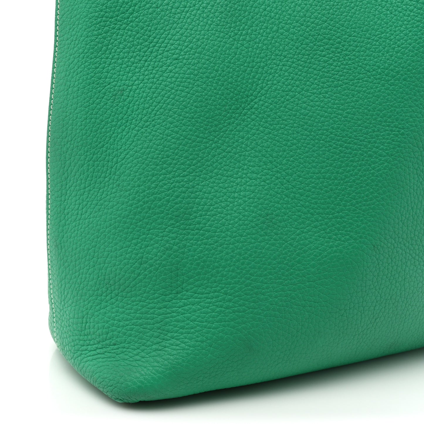 Taurillon Clemence Double Sens 36 Reversible Tote Menthe Colvert