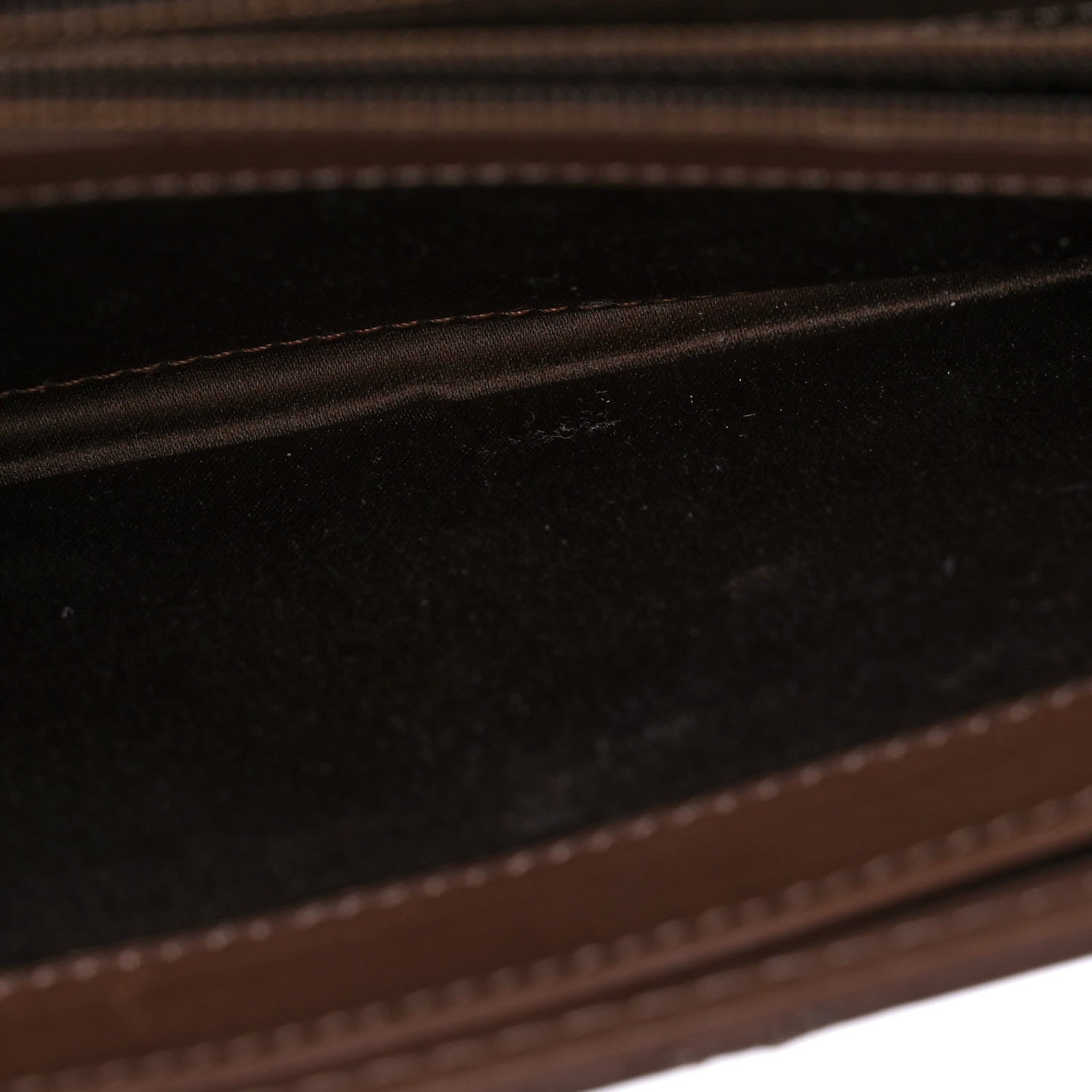 Chanel Lambskin Stitched Orient Express Wallet on Chain WOC Brown 11 of 13