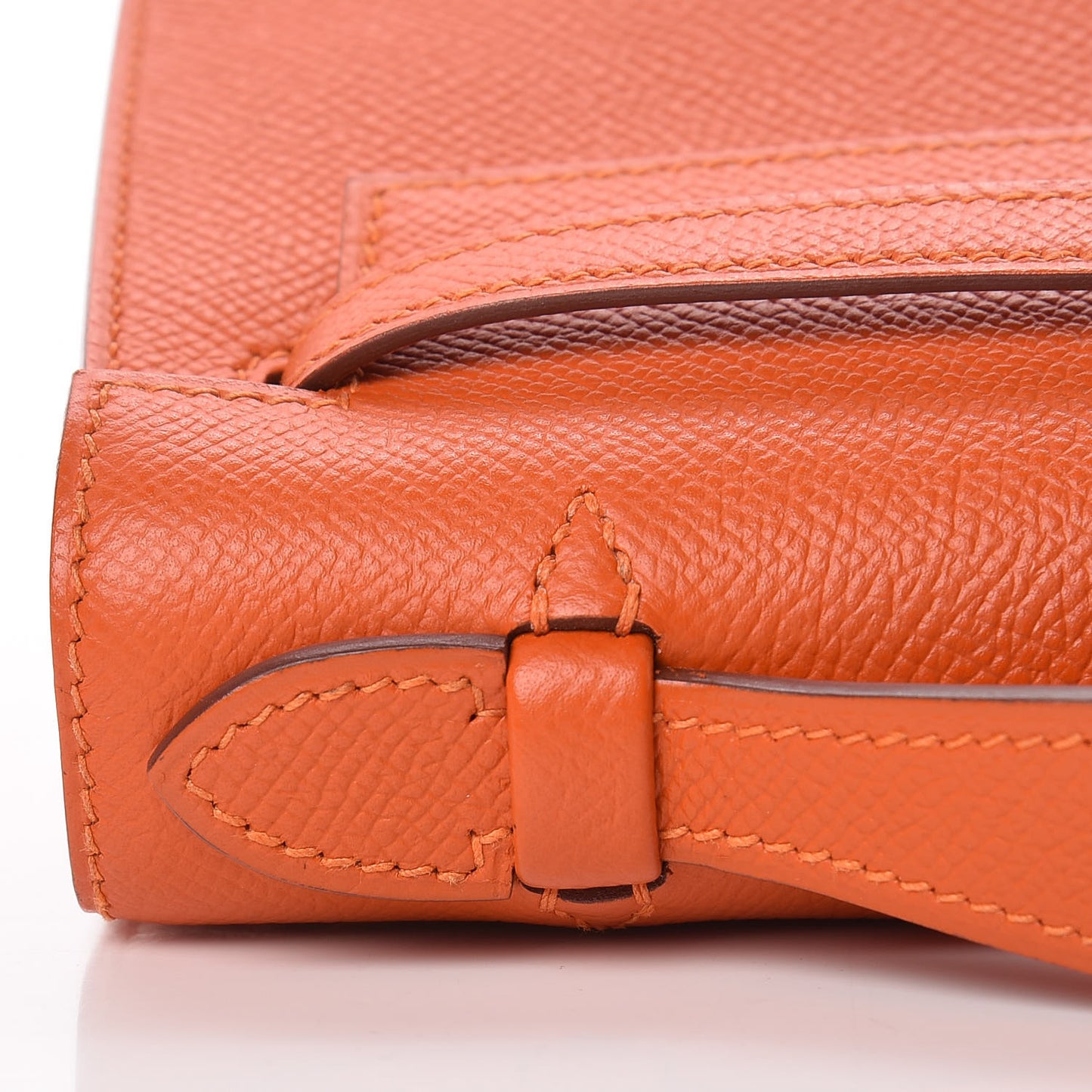 Epsom Kelly Pochette Clutch Feu