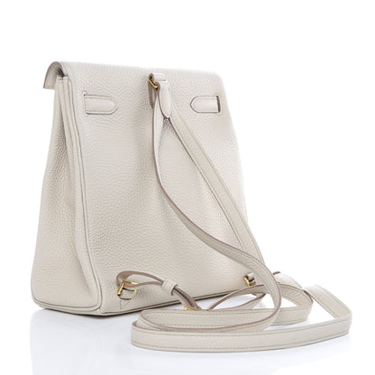 Hermes Togo Kelly Ado Backpack Beton 3 of 9