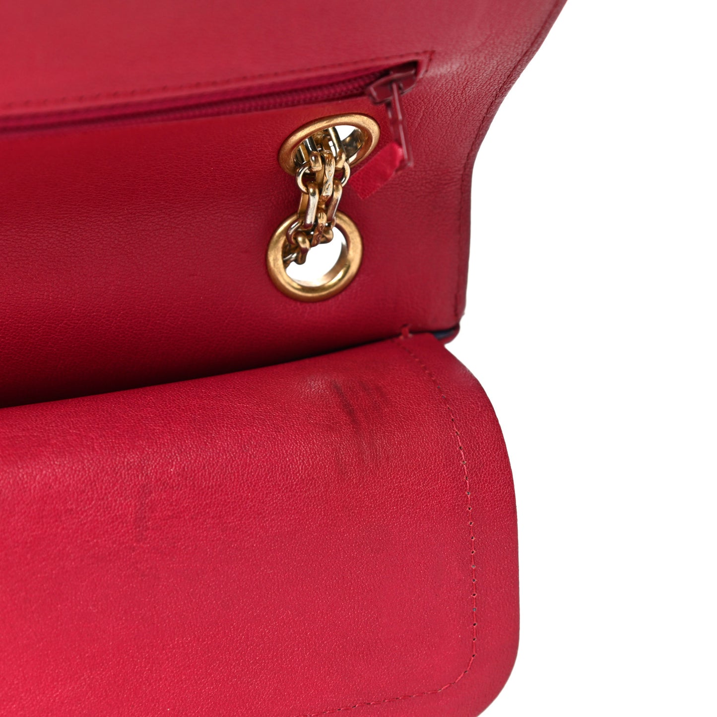 Calfskin Chevron Quilted 2.55 Reissue 225 Flap Red