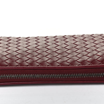 Bottega Veneta Nappa Intrecciato Zip Around Wallet Barolo 5 of 5