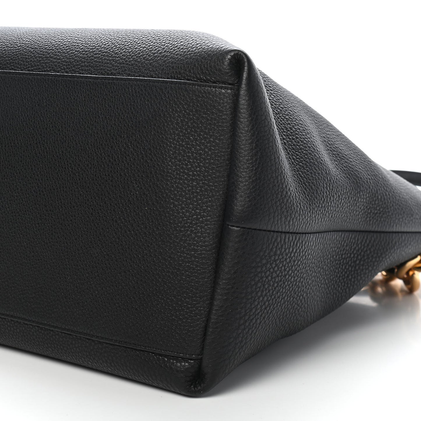 Grained Calfskin Saint Germain Tote Black
